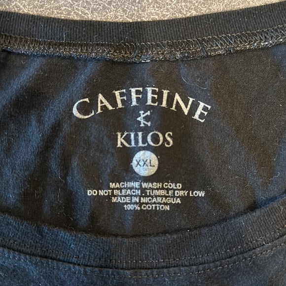 Women’s ‘Caffeinated’ cropped tee; size XXL - Picture 5 of 7